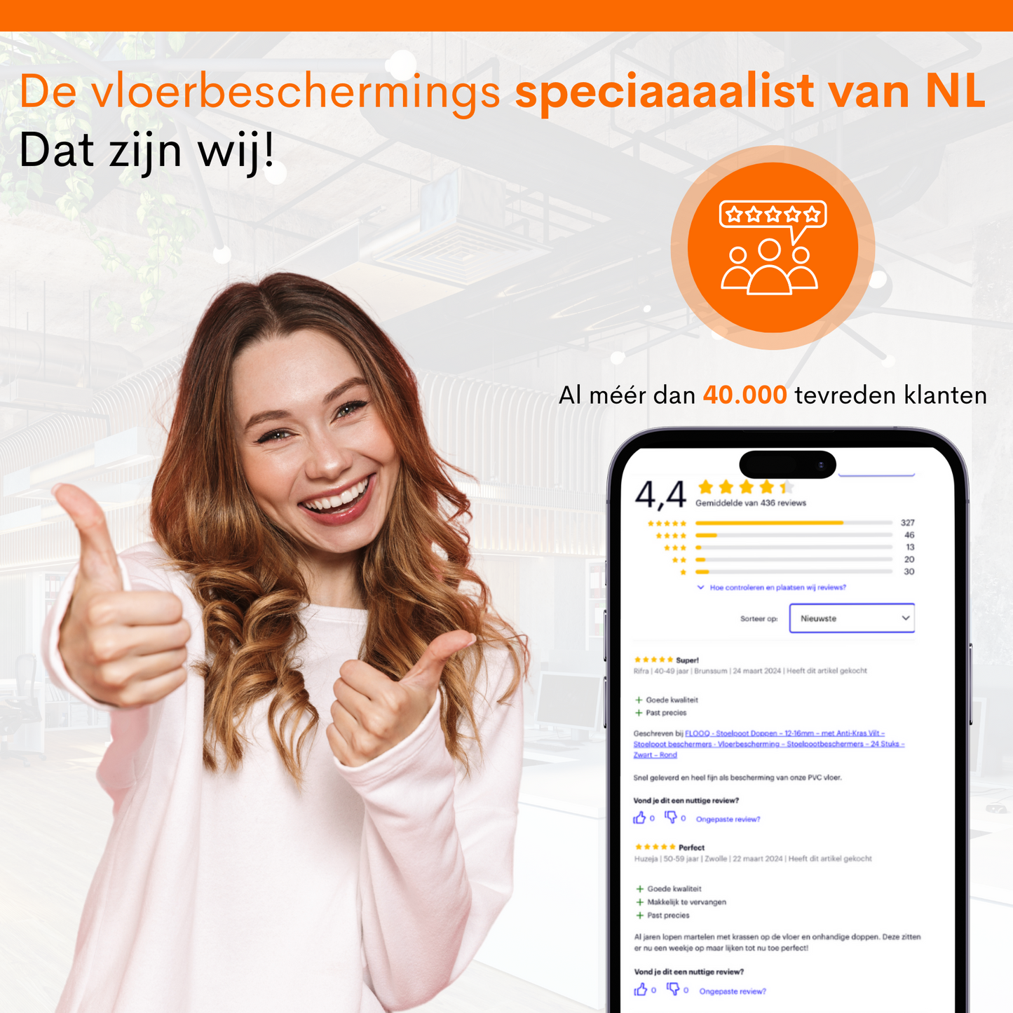 Stoelpootdoppen Essential4You voor ronde stoelpoot